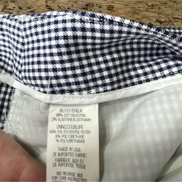 Theory Izelle Ponte Ankle Pants Black White
Benson Check Womens 6 - Picture 9 of 10